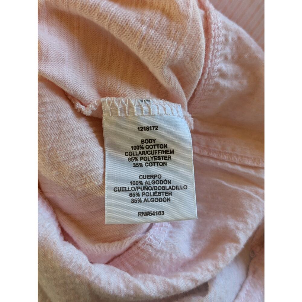 Tommy Hilfiger Womens Small Layered Blouse Light Pink Casual Work Top Shirt - Picture 10 of 11